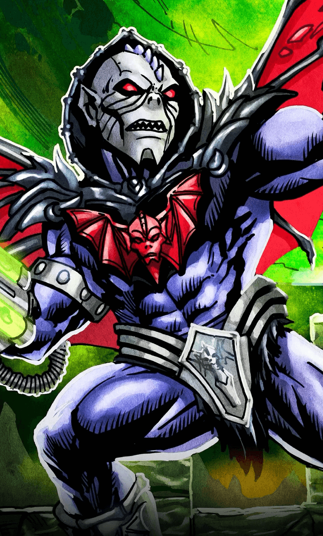 Hordak Turtles of Grayskull Art close up