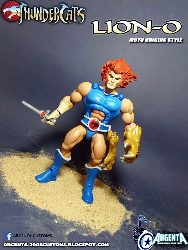 Lion-O MOTU Origins ThunderCats Crossover Concept
