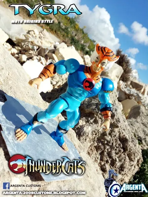 Tygra MOTU Origins ThunderCats Crossover Concept
