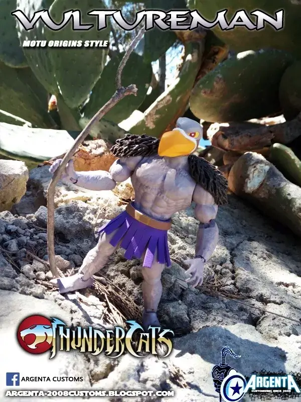 Vultureman MOTU Origins ThunderCats Crossover Concept