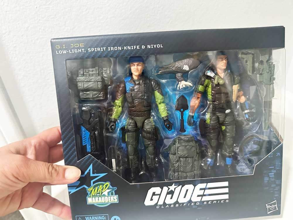 GI-Joe-Classified-Series-Mad-Marauders-Low-Light,-Spirit-Iron-Knife-&-Niyol-IH-package-front
