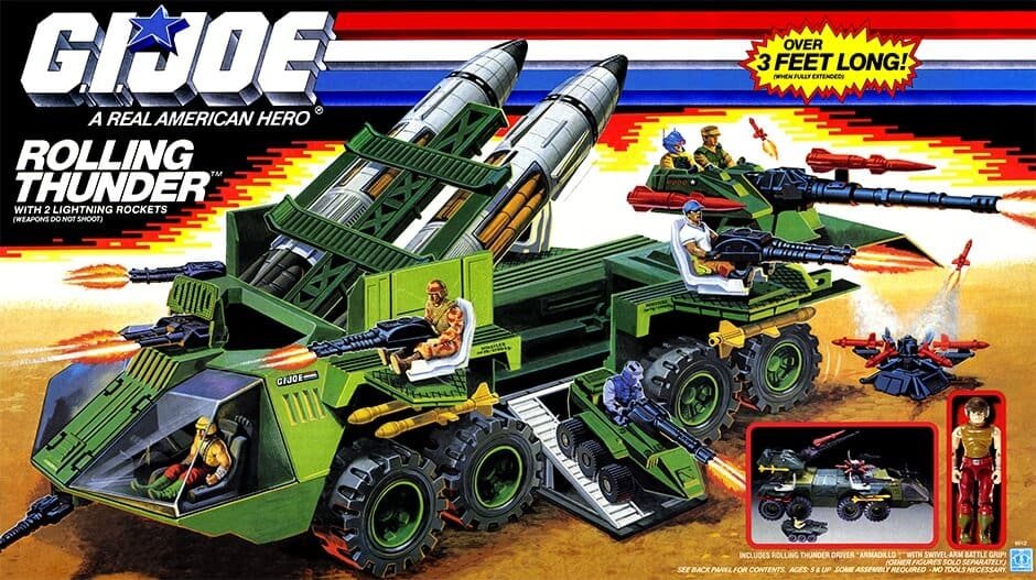 Rolling Thunder Vintage GI Joe Box Front