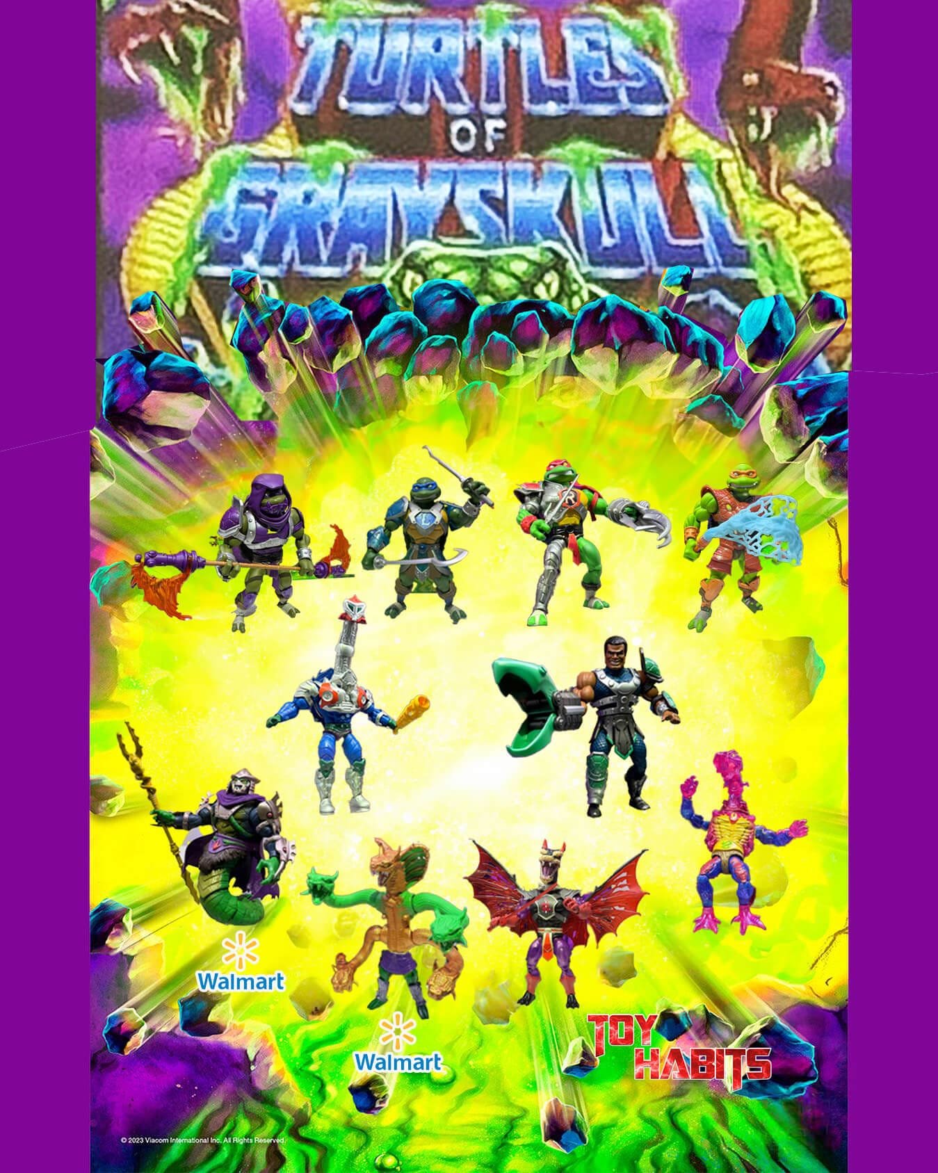 Turtles of Grayskull Reptile Wars MOTU Origins Spring 2025 Lineup