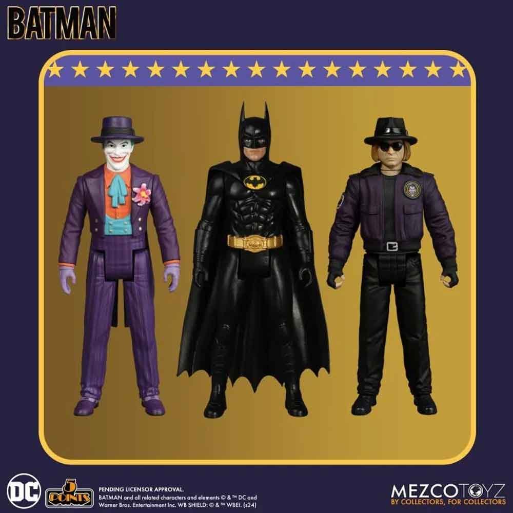 Batman-(1989)-5-Points-Set-of-3-Action-Figures-Mezco-Toyz--2