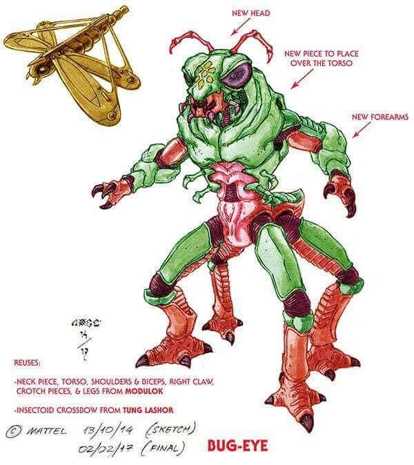 Bug-Eye Masters of the Universe Classics Conceot