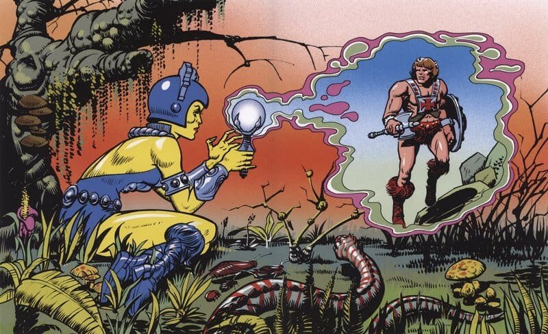 Evil Lyn Vintage Masters of the Universe Card Art Errol McCarthy