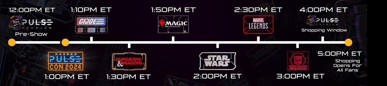 Hasbro Pulse Con 2024 Schedule