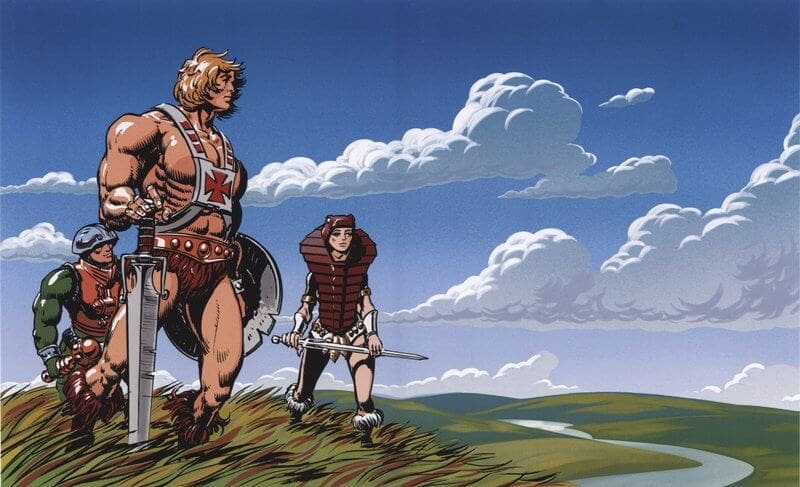 He-Man Vintage MAsters of the Universe Card Art Errol McCarthy