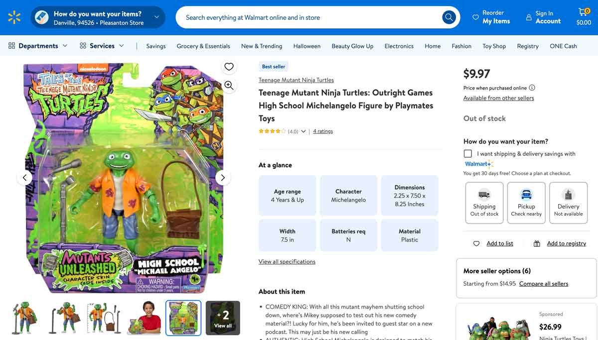 High-School-Michaelangelo-TMNT-Mutant-Mayhem-Walmart-Listing