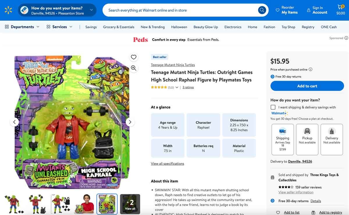 High-School-Raphael-TMNT-Mutant-Mayhem-Walmart-Listing