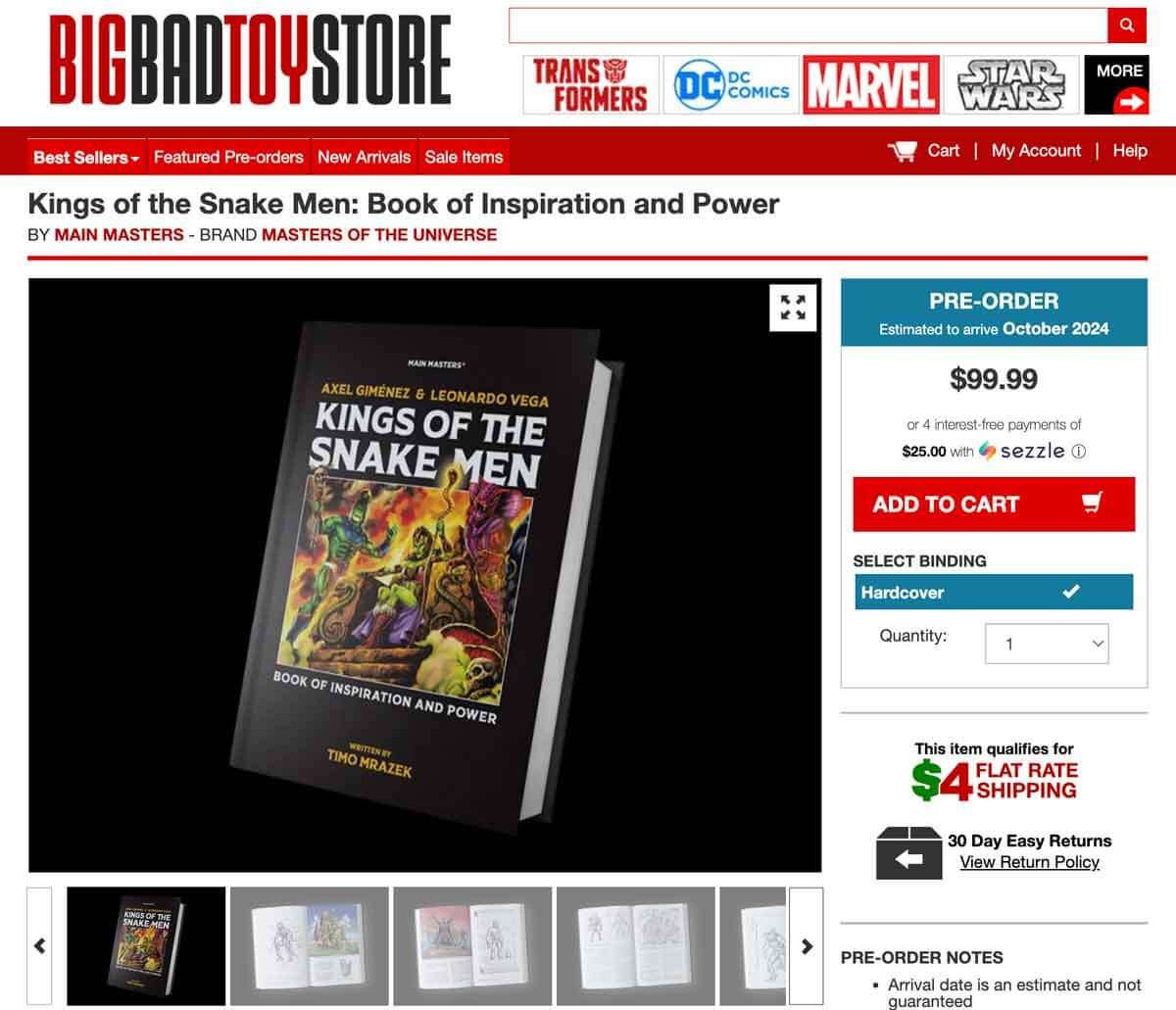 Kings-of-the-Snake-Men-Book-Big-Bad-Toy-Store-Preorder