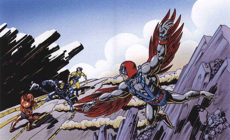 Stratos Vintage Masters of the Universe Card Art Errol McCarthy