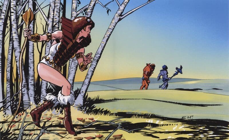 Teela Vintage MAsters of the Universe Card Art Errol McCarthy