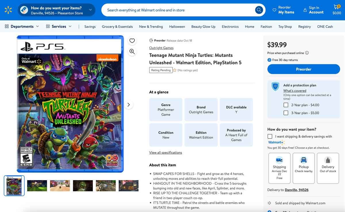 Teenage-Mutant-Ninja-Turtles-Mutants-Unleashed-Walmart-Edition-PlayStation-5-Walmart-Listing