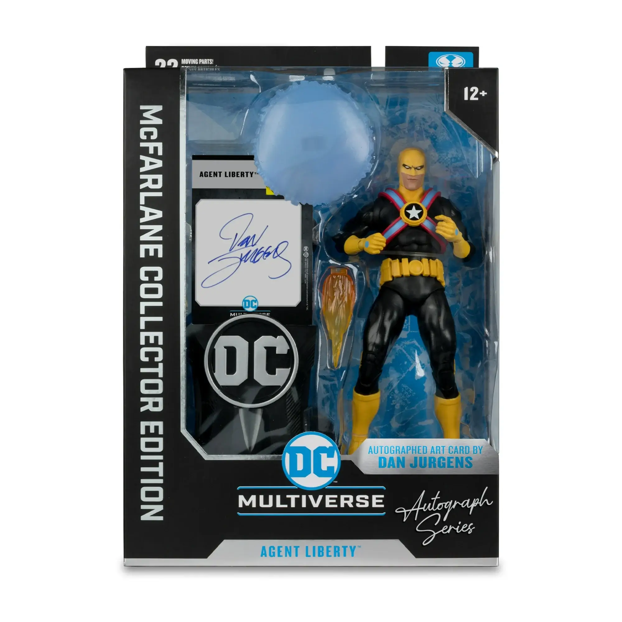 Dc McFarlane Collector Edition 7in - #17 Agent Liberty (Autograph)