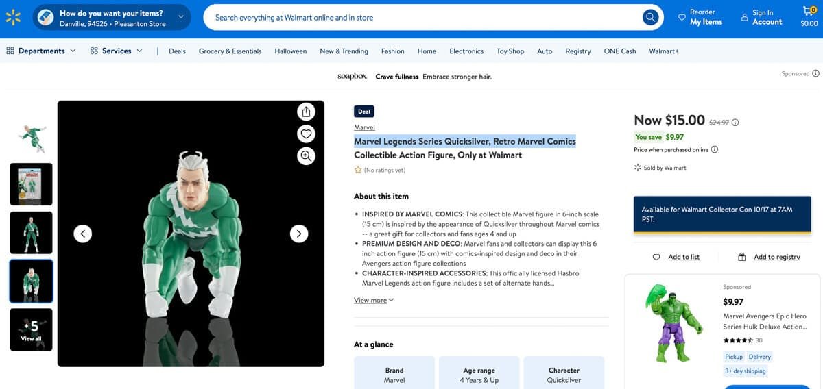 Marvel-Legends-Series-Quicksilver-Retro-Marvel-Comics-Walmart-Preorder