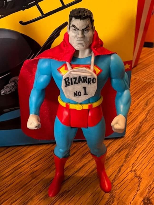 Super Powers wave 9 In Hand Images Superman Bizarro 1