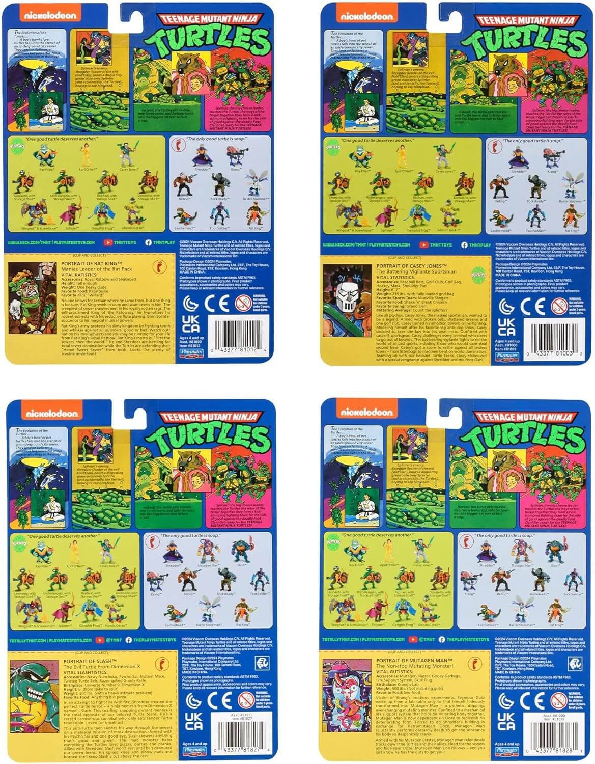 TMNT MutantClassic Wave 3 4-Pack 4