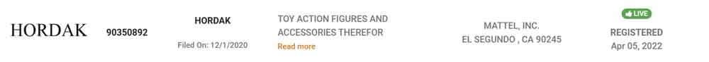 Hordak-trademark