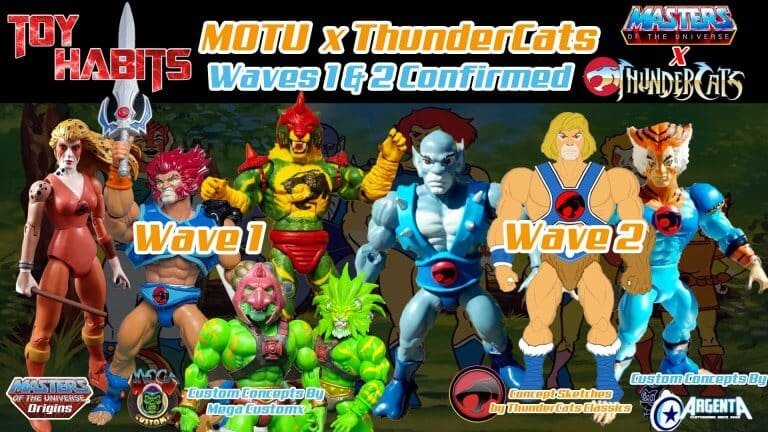 MOTU Origins ThunderCats Crossover Waves 1 & 2 Confirmed