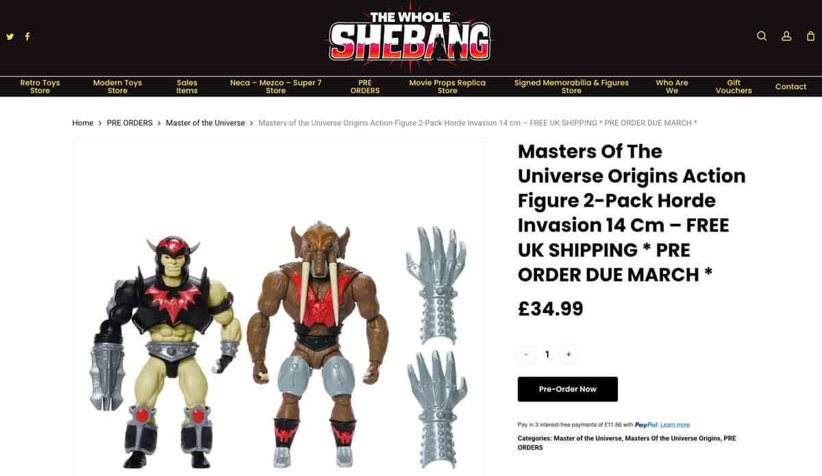 Hordak-&-Grizzlor-Evil-Horde-2-Pack-MOTU-Origins-Sketchbook-Series-The-Whole-Shebang-Preorder