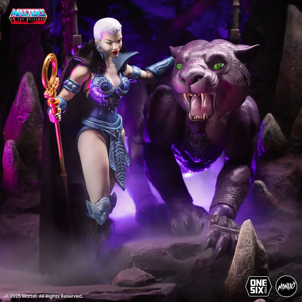 Evil-Lyn Screeech Mondo Sixth Scale Masters of the Universe 3