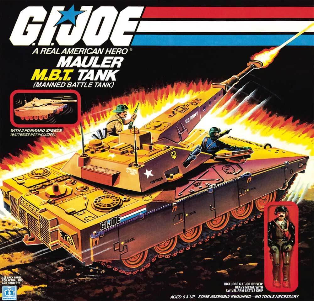 Mauler-M.B.T.-Tank-(Manned-Battle-Tank)-1985-Vintage-GI-Joe-Box-Front