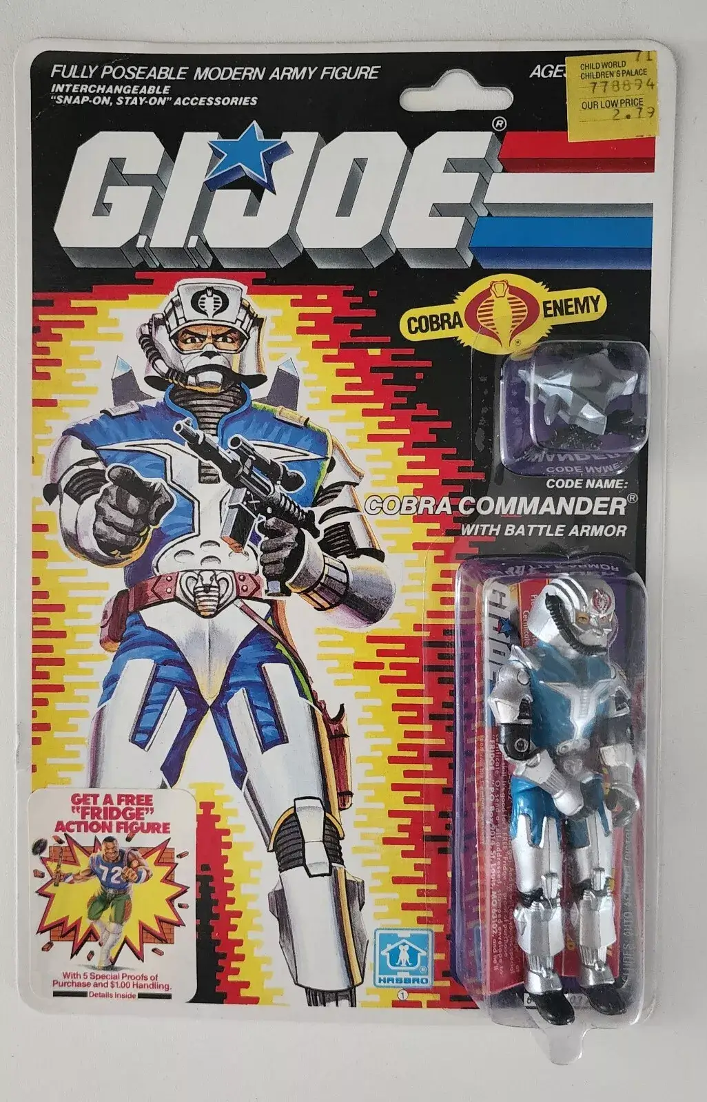Battle Armor Cobra Commander carded