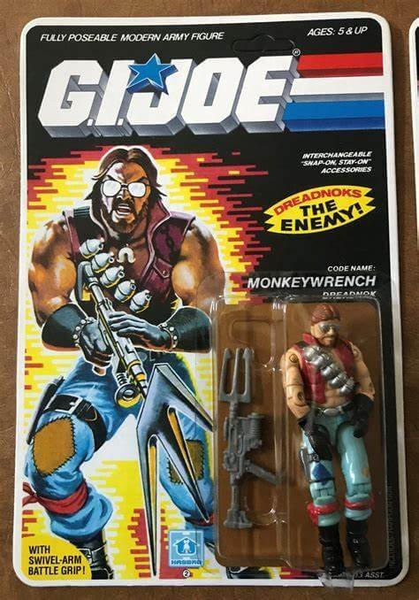GI Joe Monkey Wrench Carded