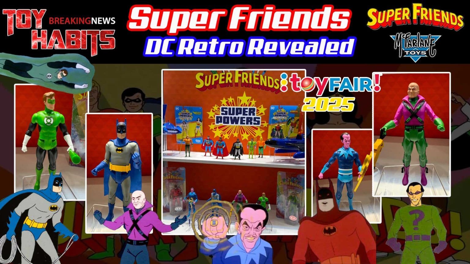 McFarlane DC Retro Super Friends New York Toy Fair 2025