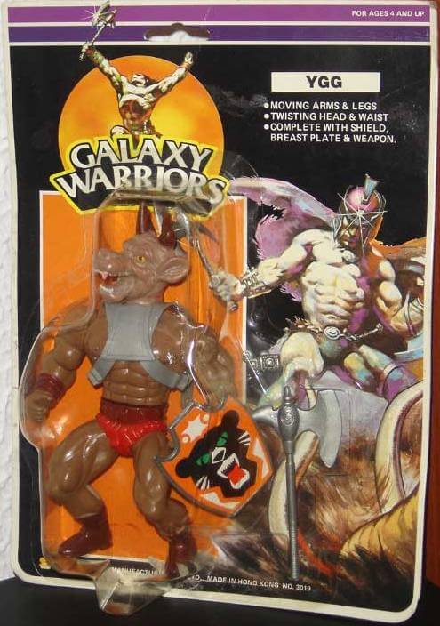 Ygg from Sungold Galaxy Warriors carded