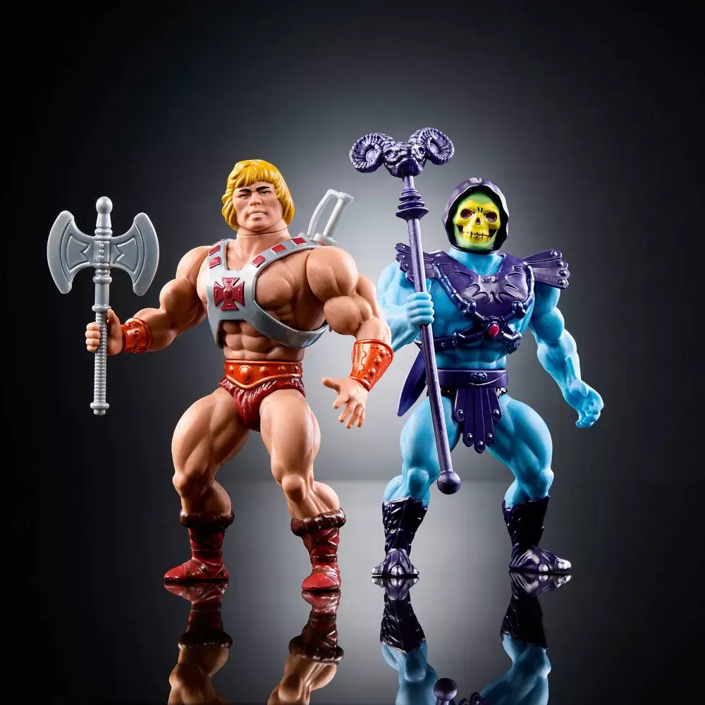 Retro Punching He-Man and Skeletor MOTU Origins 80th Anniversary 2-Pack 1