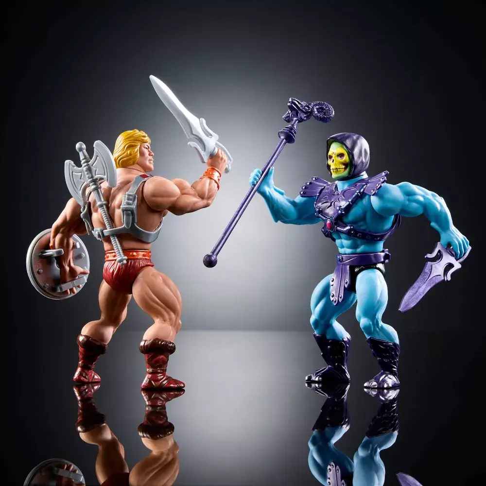 Retro Punching He-Man and Skeletor MOTU Origins 80th Anniversary 2-Pack 4