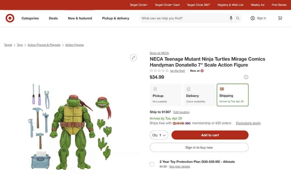 Teenage-Mutant-Ninja-Turtles-Mirage-Comics-Handyman-Donatello-target