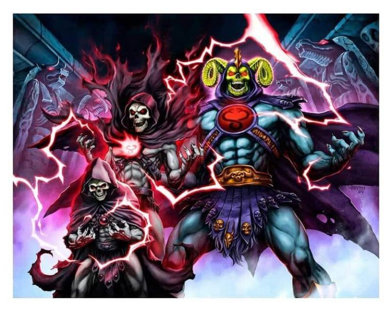 Les Maîtres de l'Univers (Masters of the Universe) x Cosmocats (ThunderCats) Action Figurine Deluxe Skell