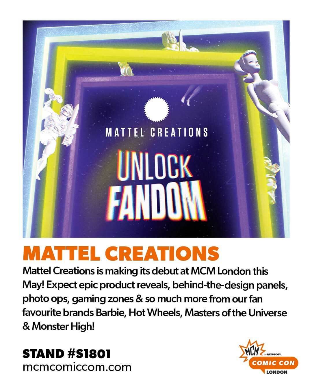 Mattel-Creations-Unlock-Fandom-London-Comic-Con-2025-Reveals