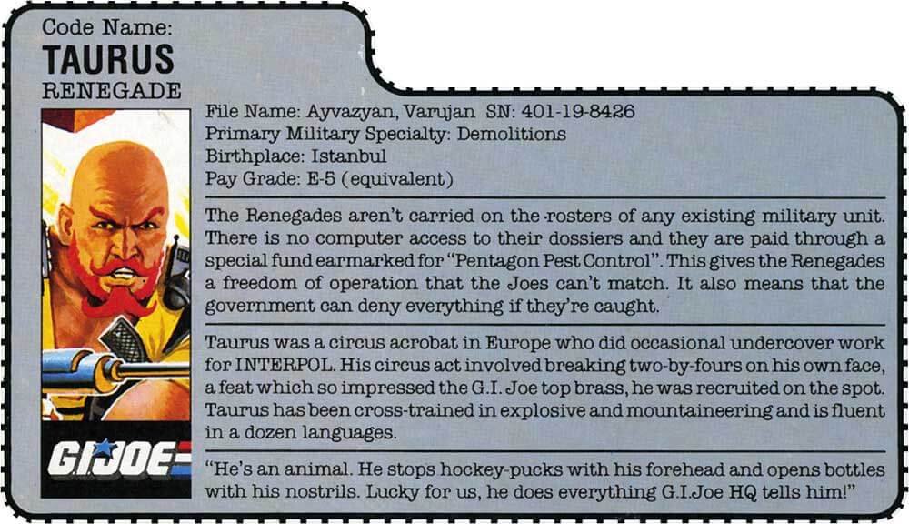 Taurus-GI-Joe-1987-Renegades-Vintage-File-Card