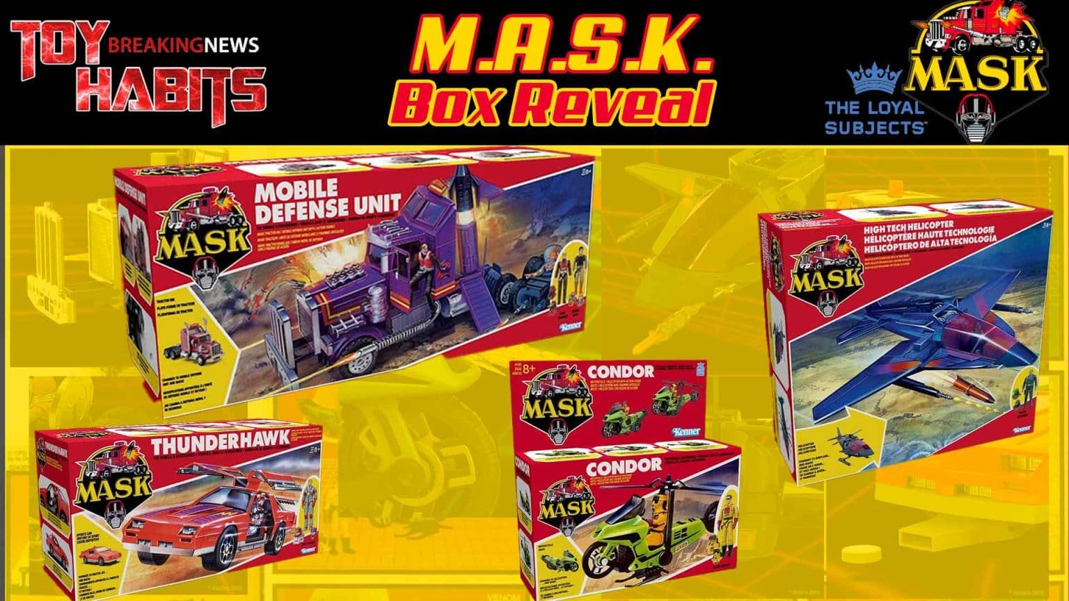 MASK Wave 1 The Loyal Subjects Box Reveal - Toy Habits