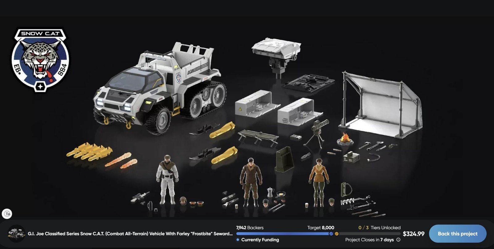 Snow-Cat-GI-Joe-Classified-Haslab-Preorder-update page