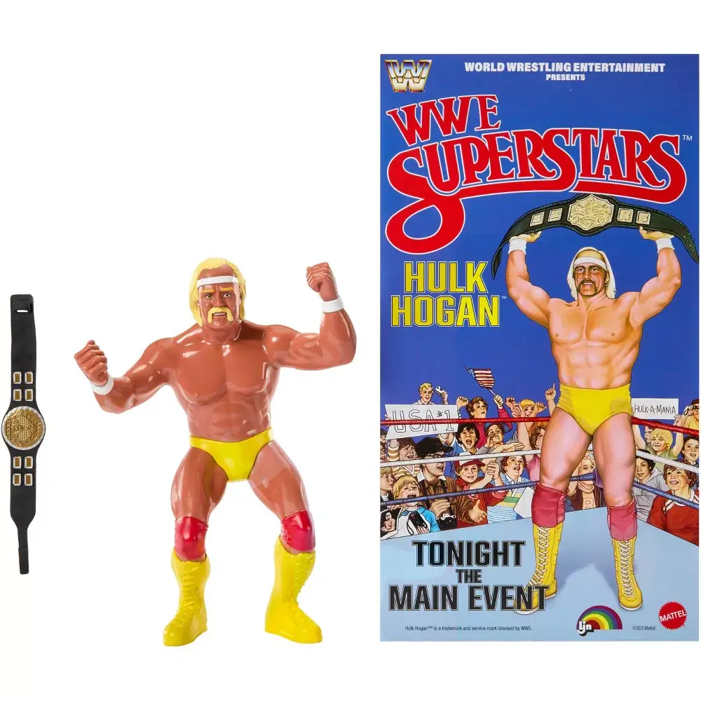 Hulk Hogan WWE LJN Superstars 1980s Retro 1