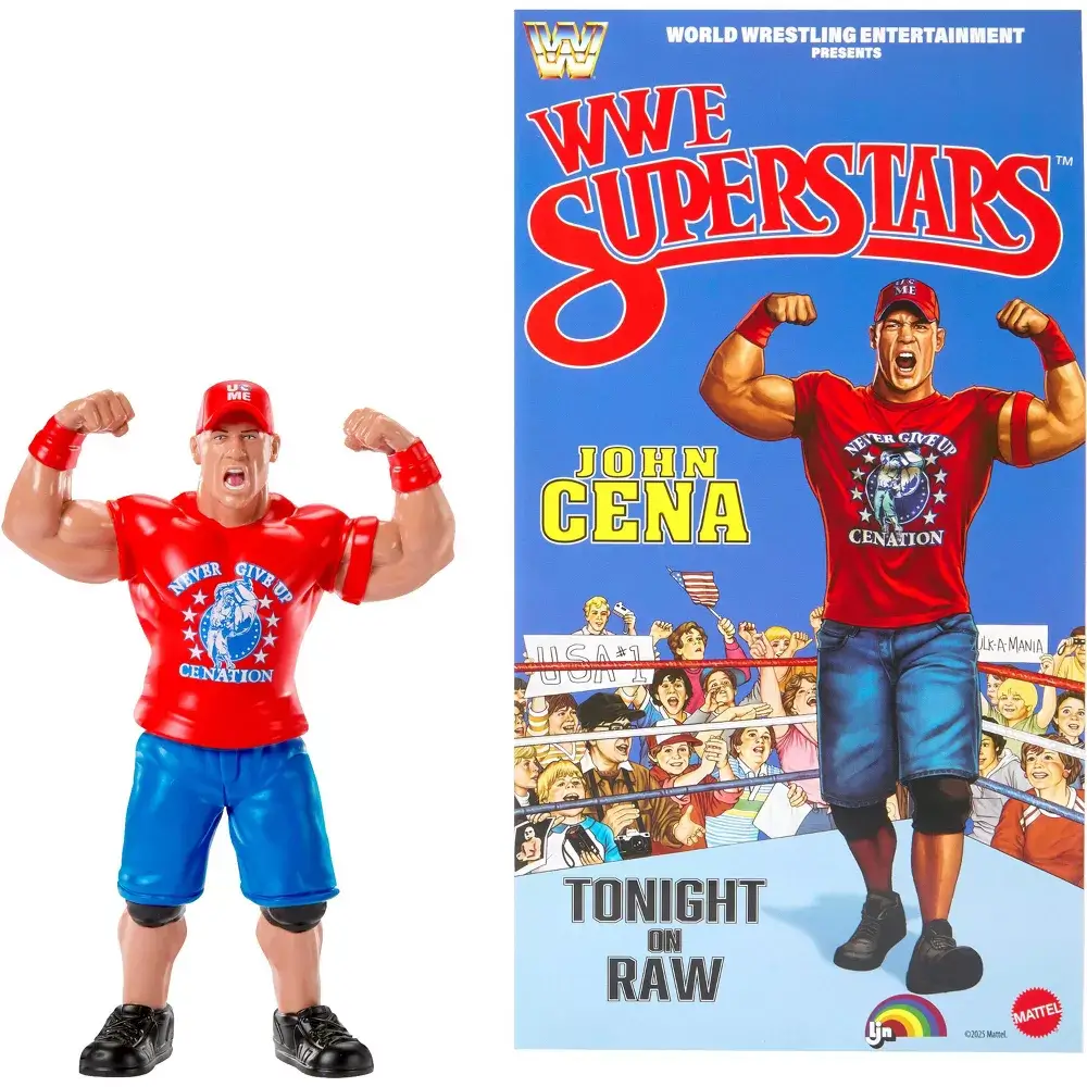 John Cena WWE LJN Superstars 1980s Retro 1
