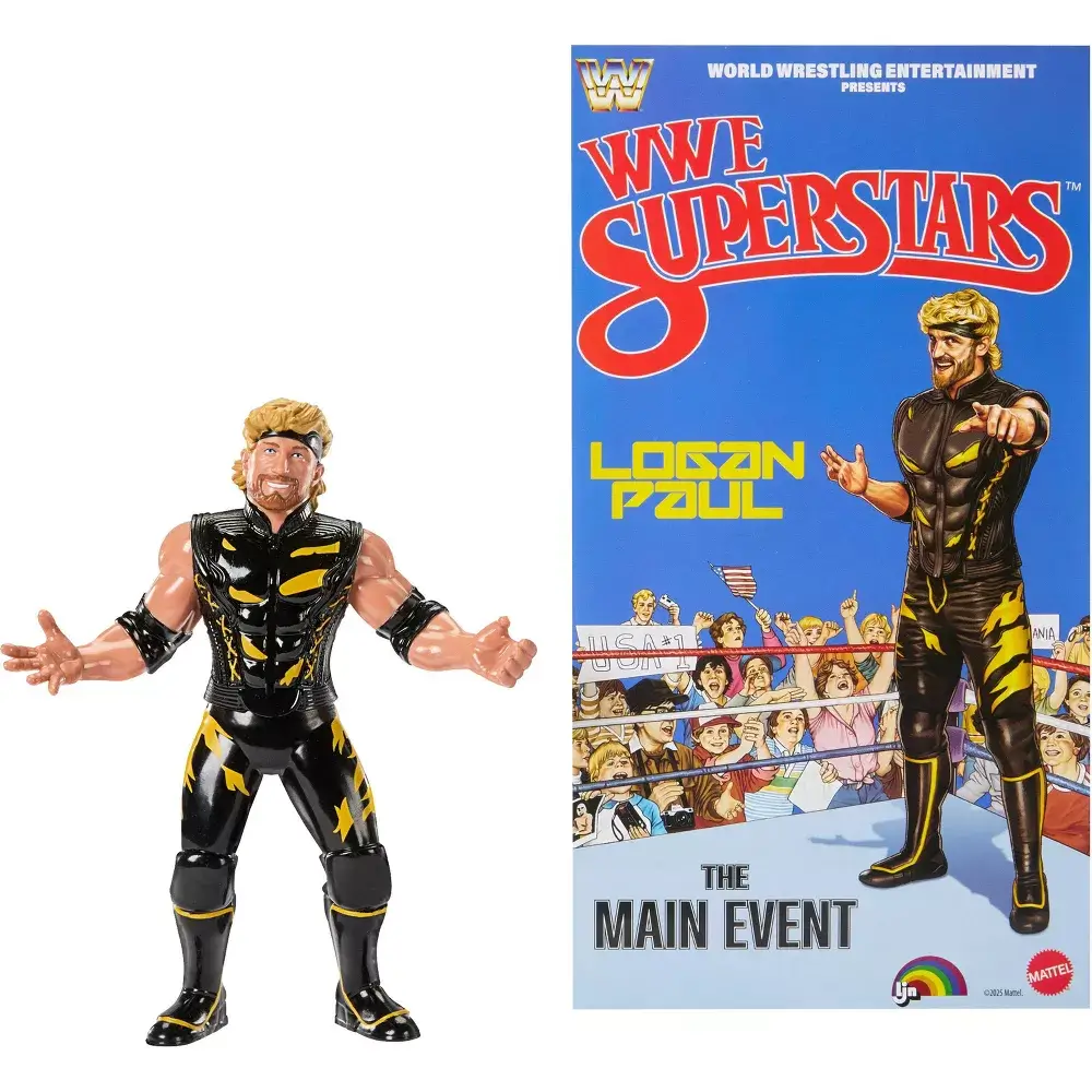 Logan Paul WWE LJN Superstars 1980s Retro 1