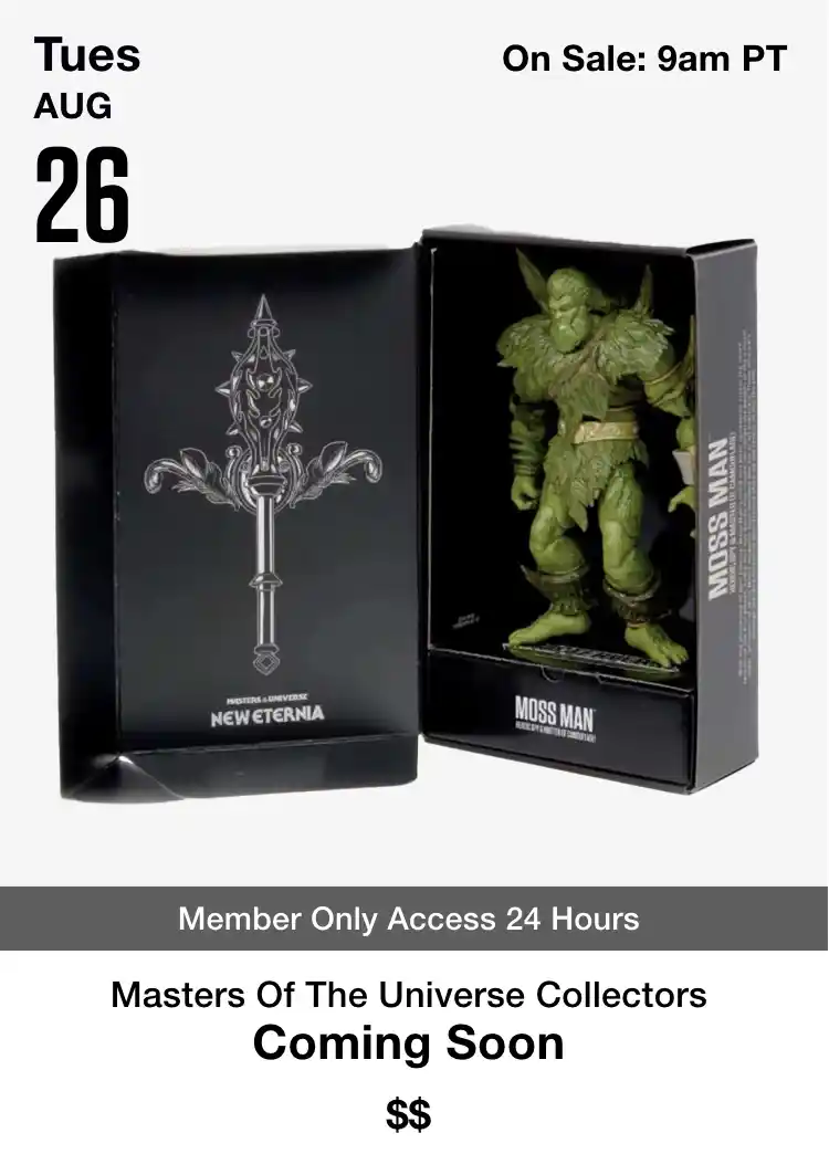 Moss Man New Eternia Mattel Creations August 2025 Drop