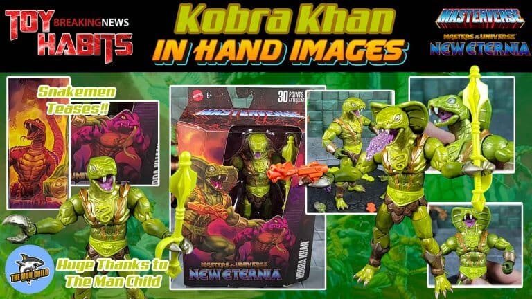 New Eternia Kobra Khan Masterverse In Hand Images & Snakemen Teases