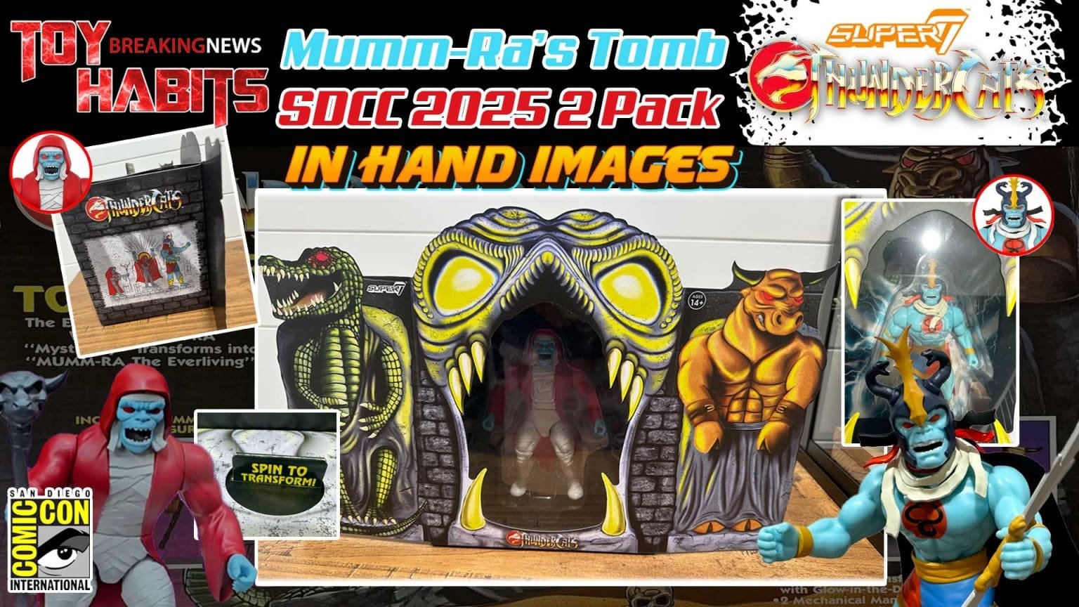 Super7 ThunderCats Mumm-Ra's Tomb Fortress In Hand Images