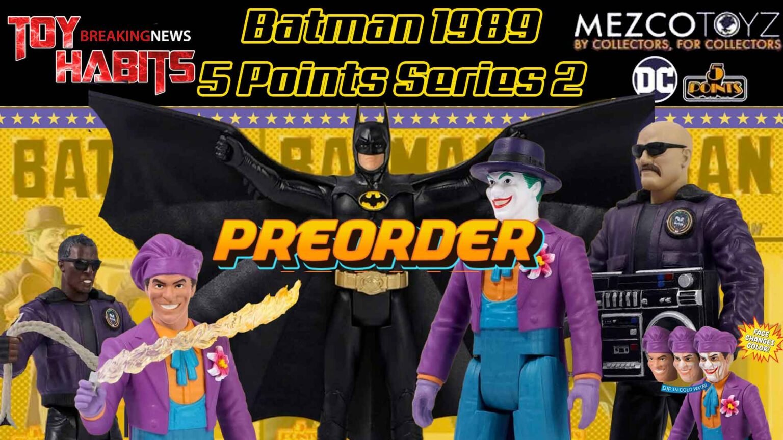 Batman (1989) 5 Points Action Figures Series preorder