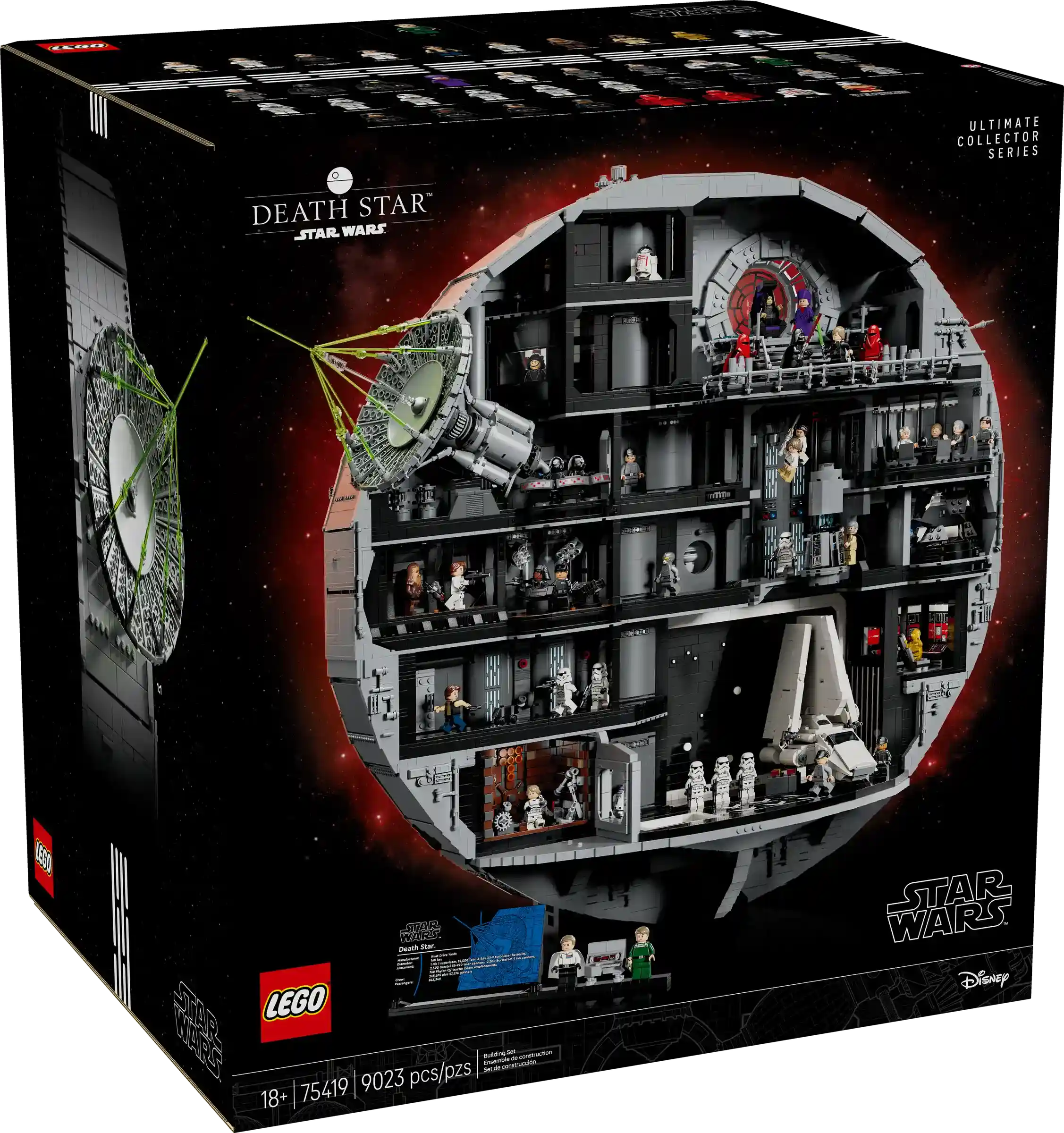 Death Star Lego Star Wars UCS 75419 Box Front