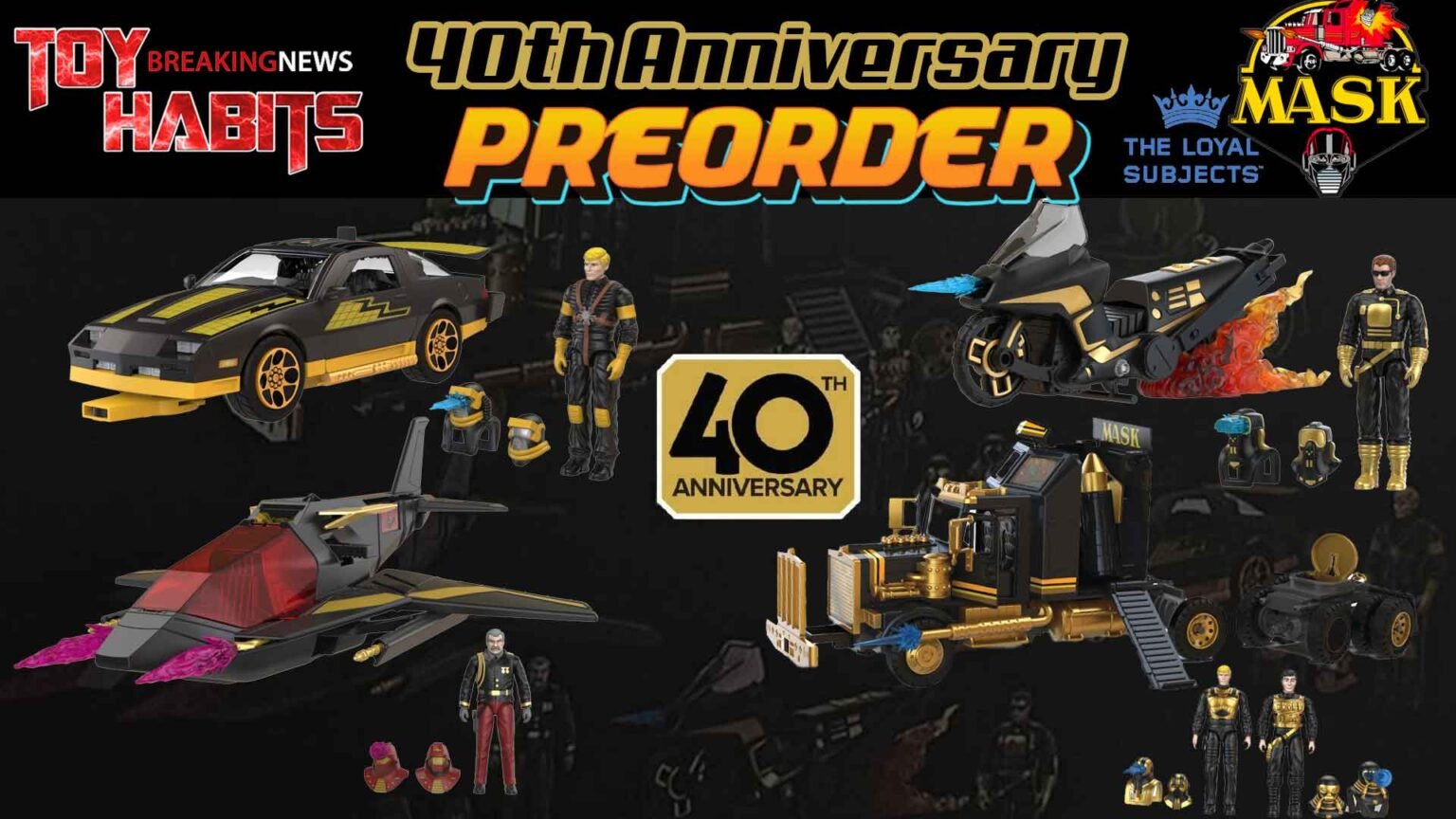 Wave Mask Mobile MASK 40th Anniversary Wave 1 Loyal Subjects Preorder - Toy Habits