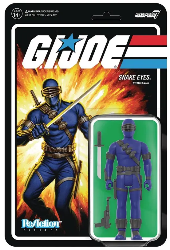 Snake Eyes GI Joe Super7 Reaction Wave 3