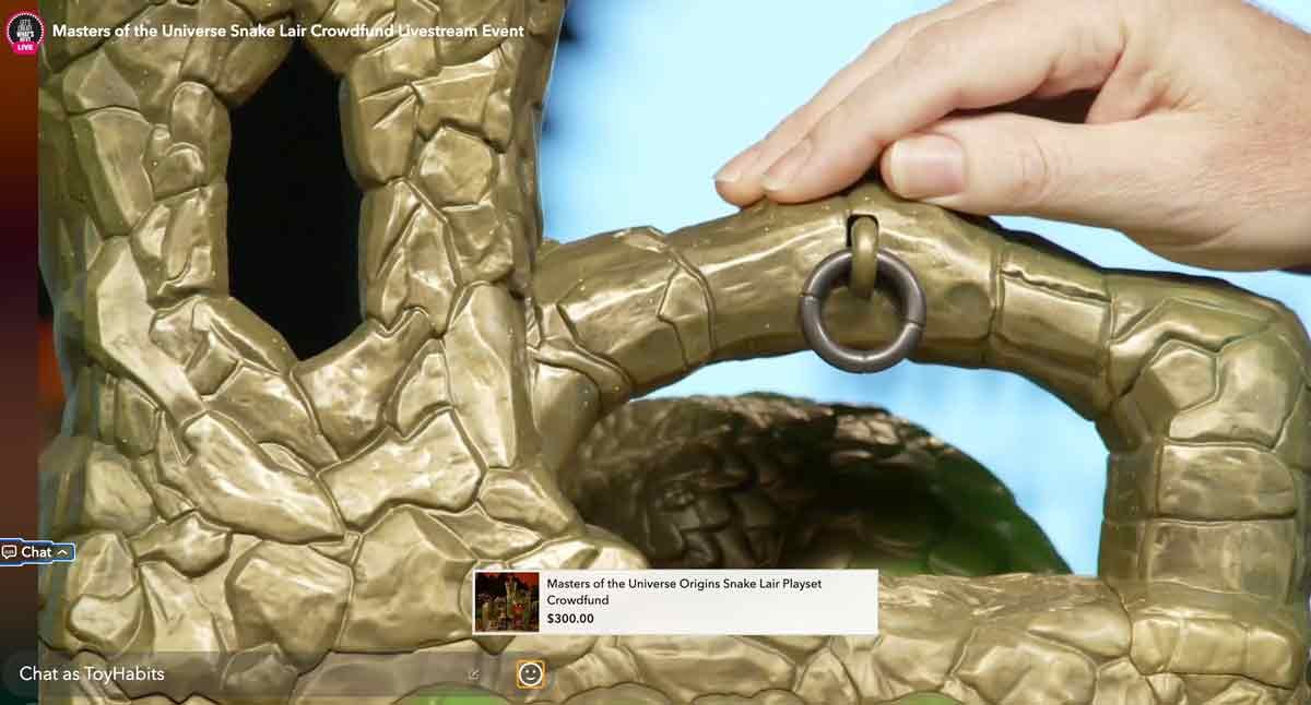 MOTU Origins Snake Lair Crowdfund Campaign